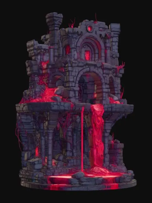 3D model for Crimson Citadel