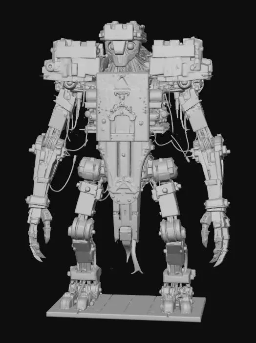 3D model for Medieval Mechanical Timber Titan