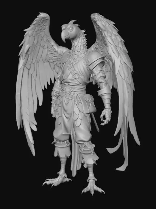 3D model for Harpy Knight