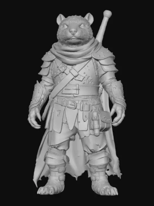 3D model for Ironclad Otter Knight