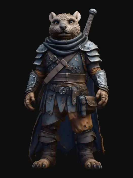 3D model for Ironclad Otter Knight