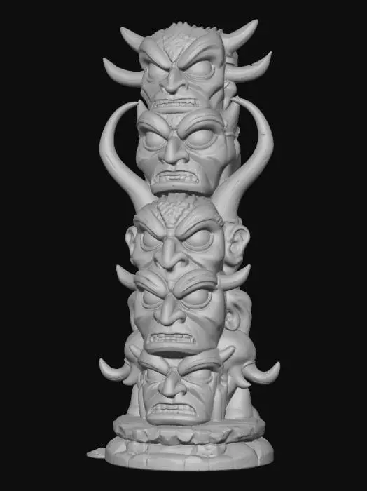 3D model for Tower of Demon Faces