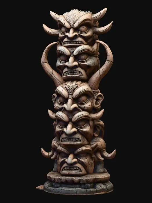 3D model for Tower of Demon Faces