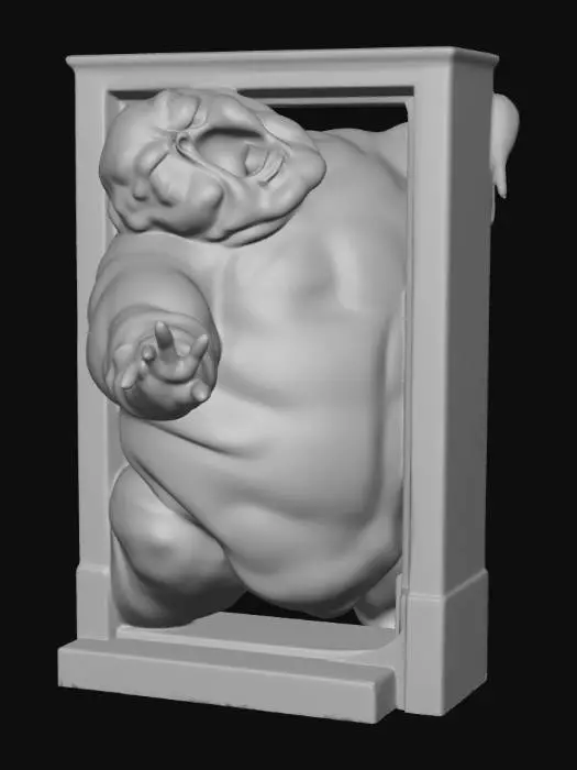 3D model for Doorway Monster