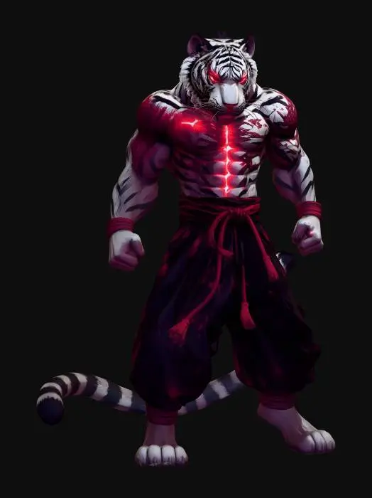 3D model for Crimson Tiger Ascendant