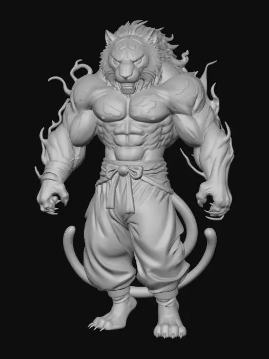3D model for Crimson Tiger