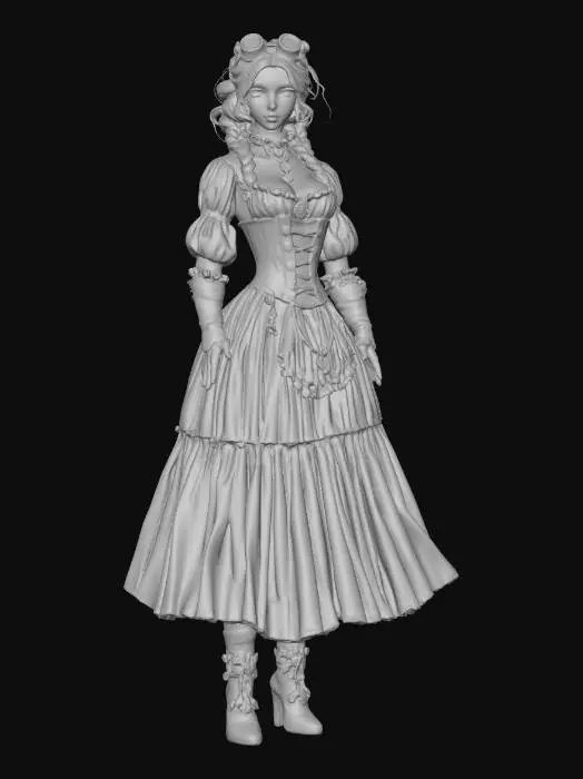 3D model for Steampunk Enchantress