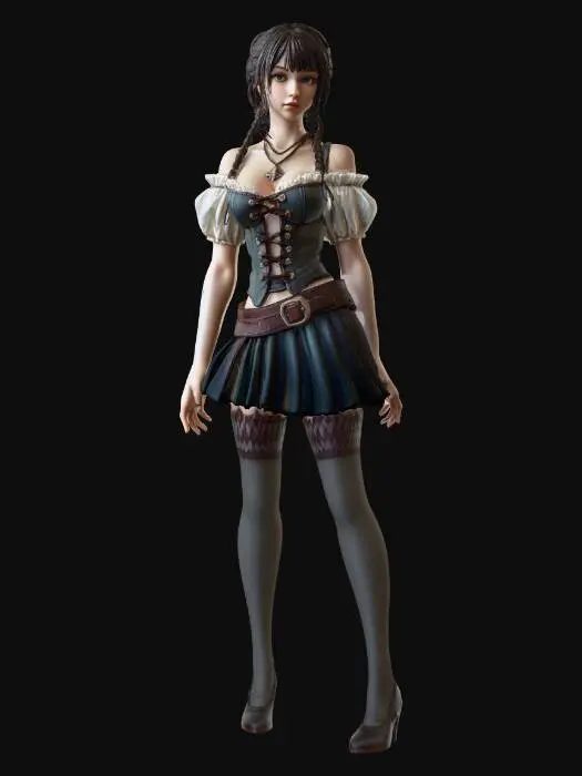 3D model for Midnight in Lace