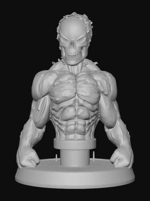 3D model for Flaming Skull Hulk