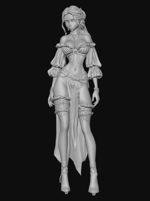 3D model for Moonlit Siren