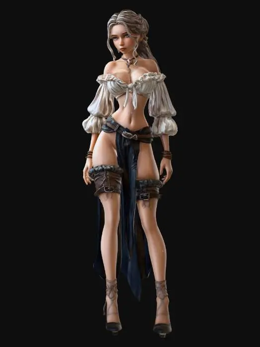 3D model for Moonlit Siren