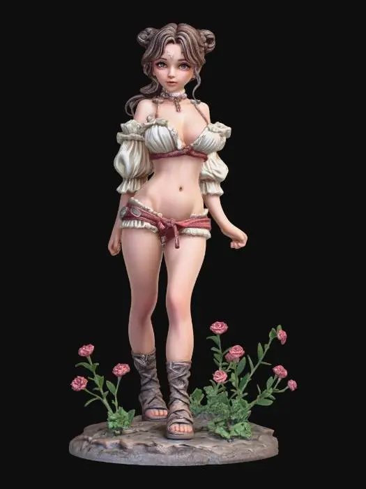 3D model for Bohemian Rose Wanderer