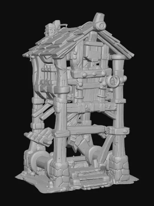 3D model for Timberhaven Outpost