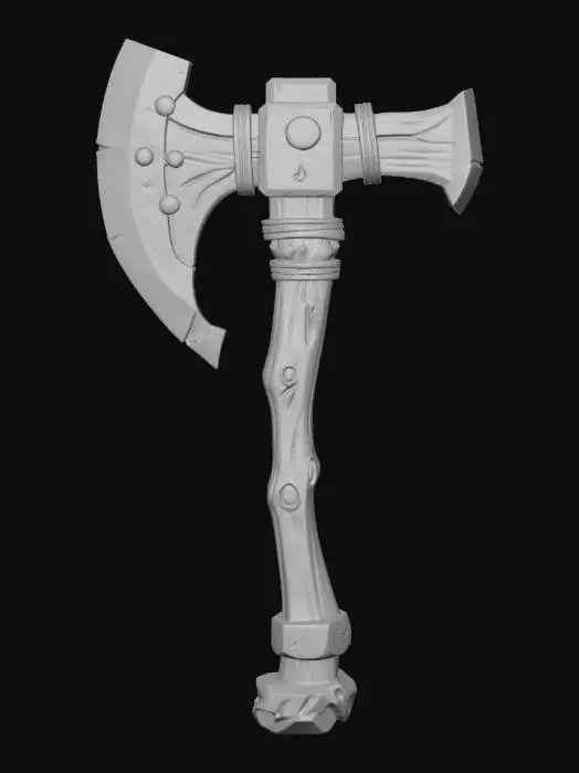3D model for Timberbound War Axe