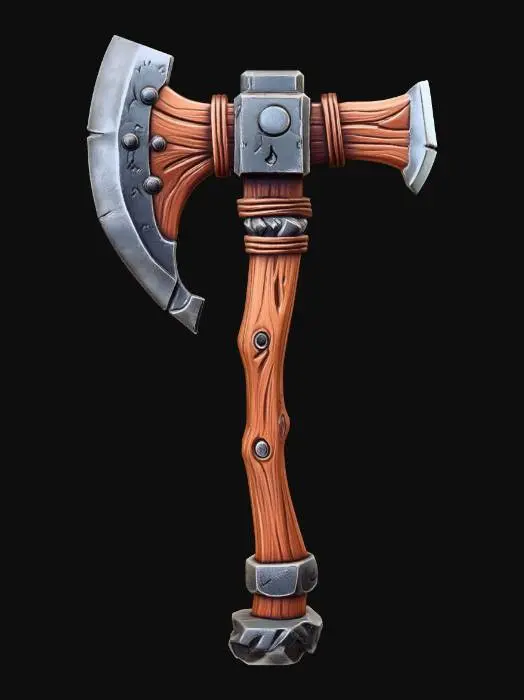 3D model for Timberbound War Axe