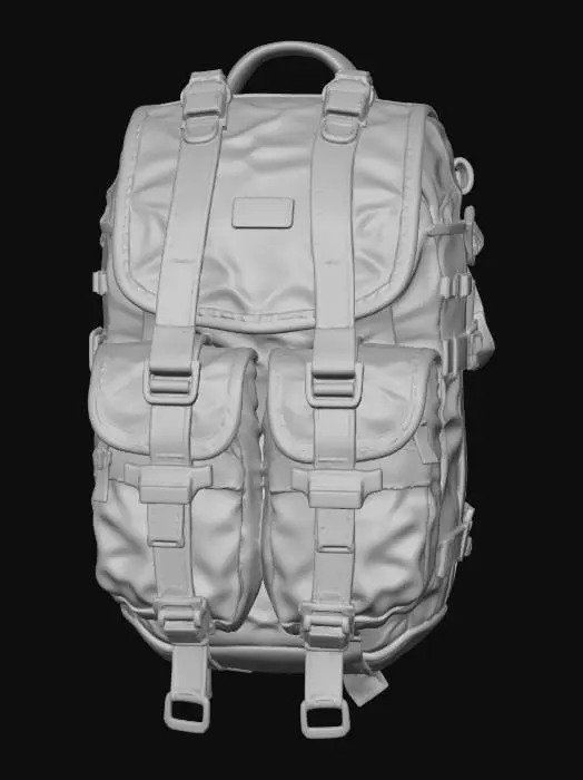 3D model for Blue Expedition Backpack