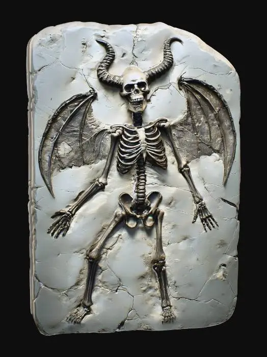 3D model for Winged Demon Skeleton