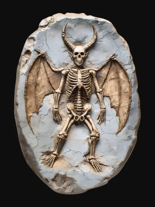 3D model for Winged Skeleton Relic