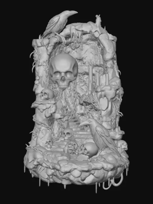 3D model for Citadel of Ember and Bone