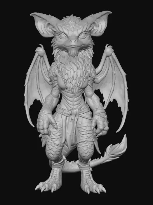 3D model for Icebound Dragonkin