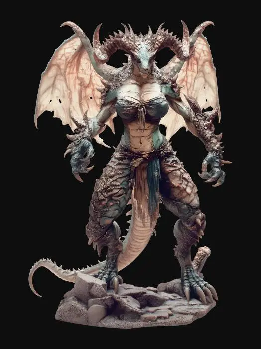 3D model for Dreadscale Wyrm