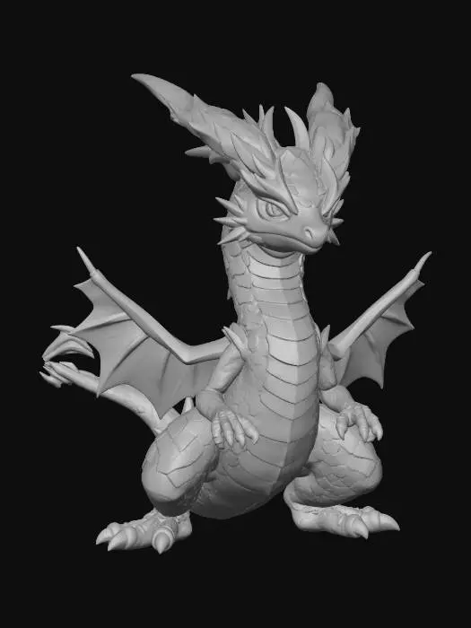 3D model for Azure Dragon