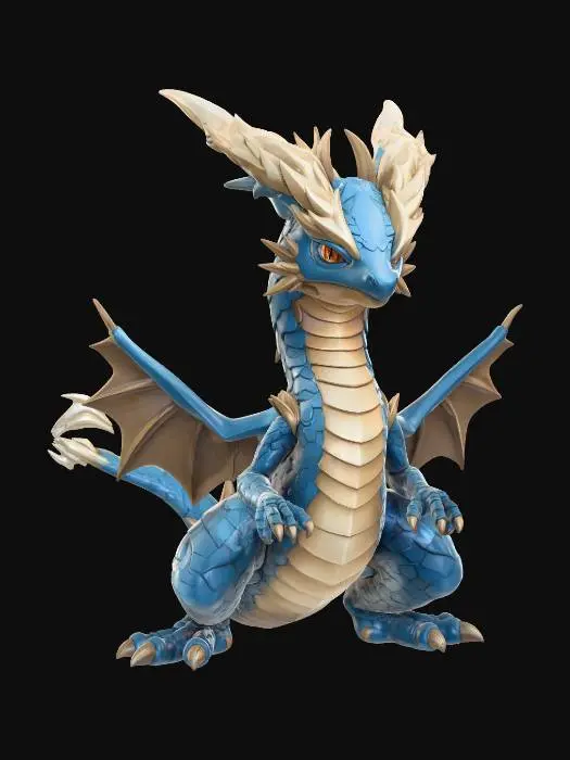 3D model for Azure Dragon