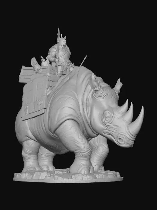 3D model for Charge of the Iron Rhino