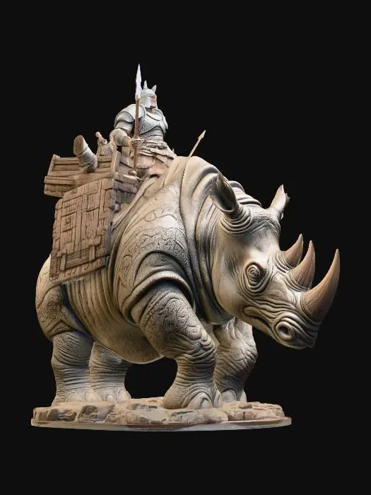 3D model for Charge of the Iron Rhino