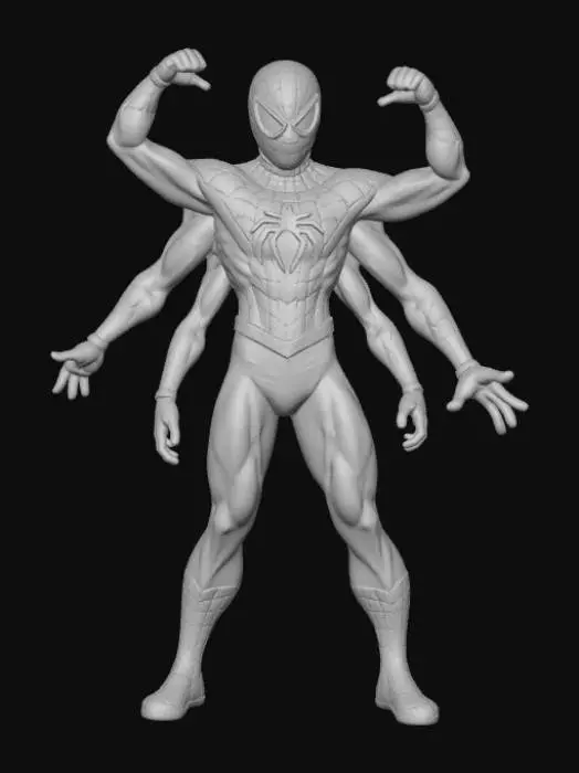 3D model for Six-Armed Spider-Man
