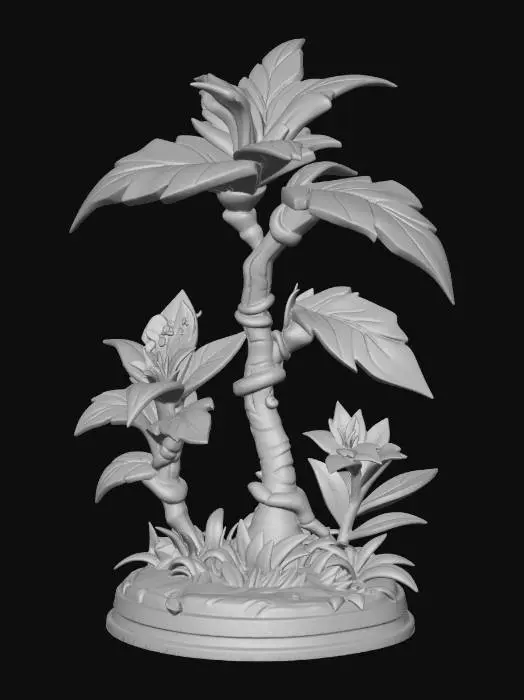 3D model for Verdant Spiral of the Tropics