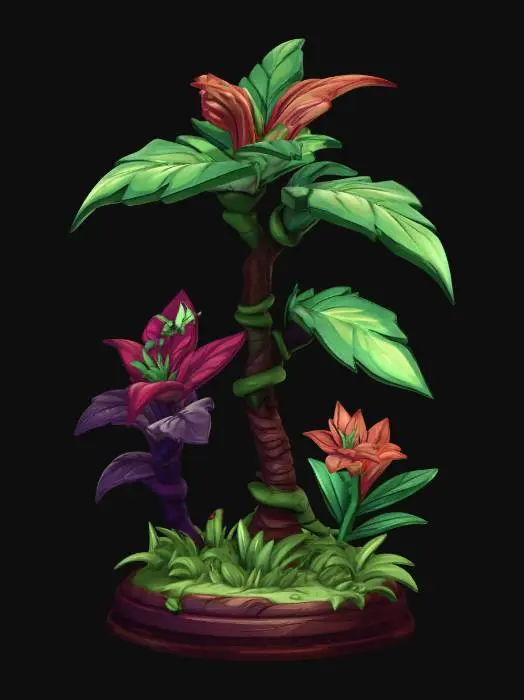 3D model for Verdant Spiral of the Tropics