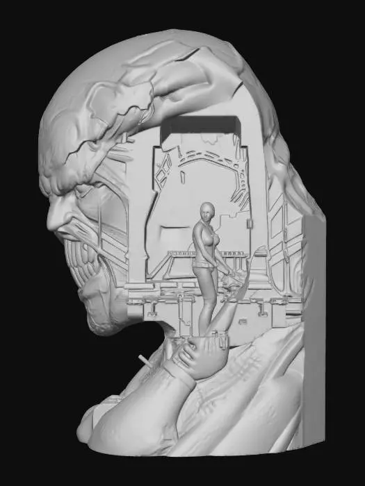 3D model for Inside the Iron Skull
