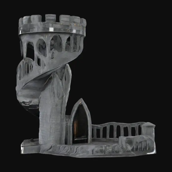 3D model for Mystic Spiral dice Tower