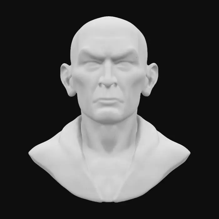 3D model for A bust of aleister Crowley
