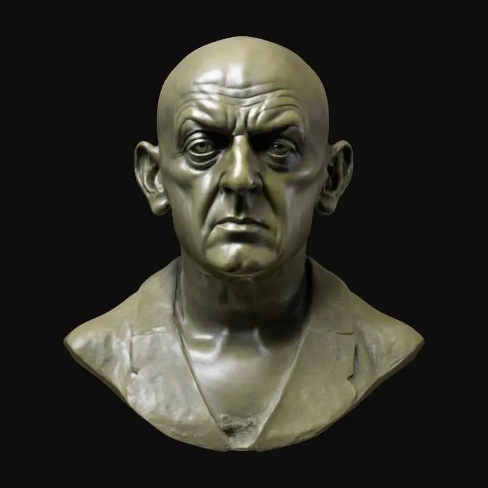 3D model for A bust of aleister Crowley