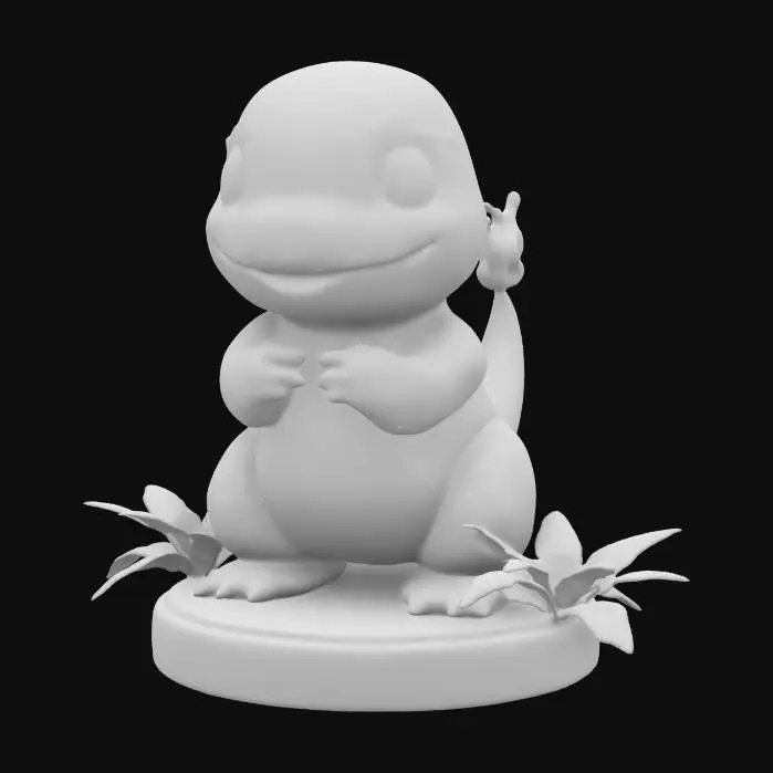 3D model for Flaming Charmander