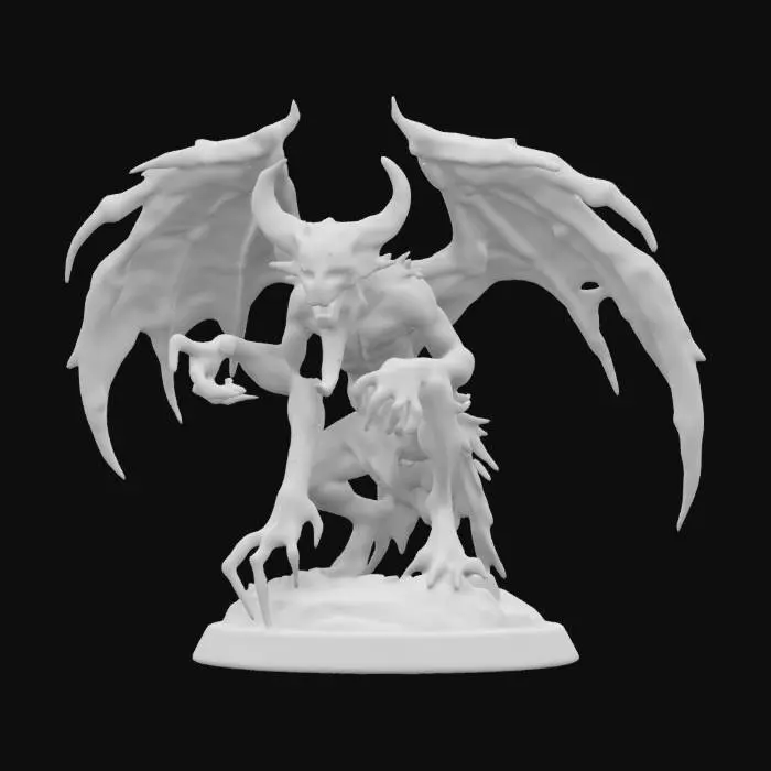 3D model for Grotesque evil harpy 