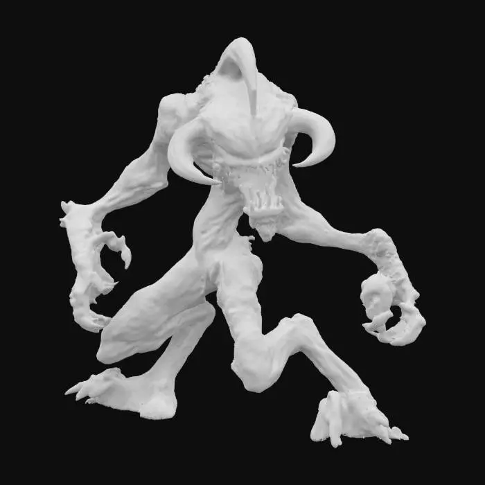 3D model for Fierce Beast Model, #game figure#