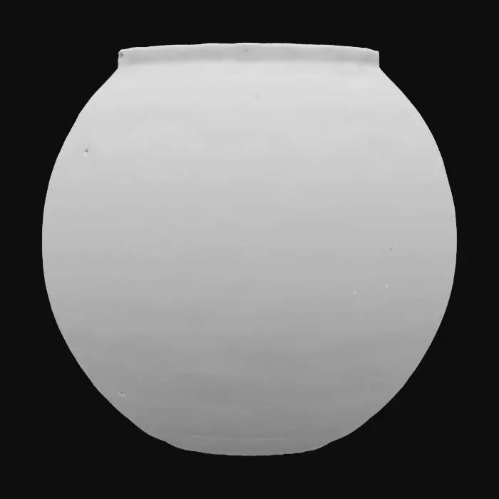 3D model for A small garden in a fish bowl tiny flowers bright colors, #garden#,  