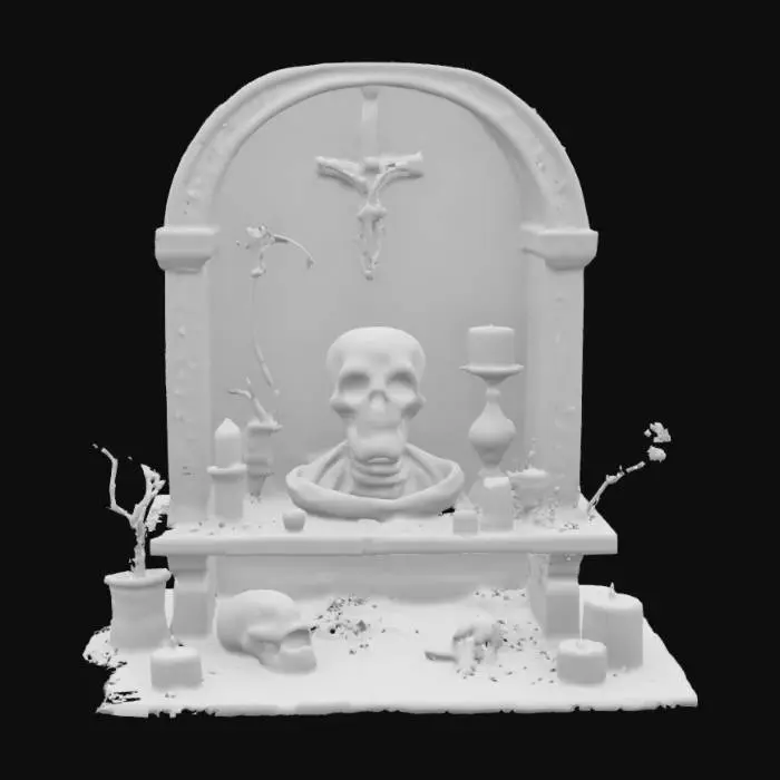 3D model for Dark Altar Elegy