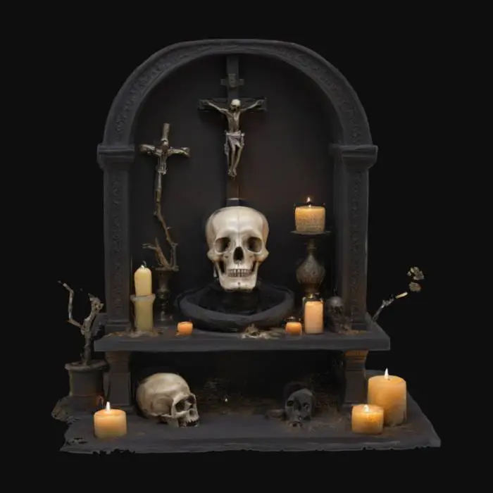 3D model for Dark Altar Elegy