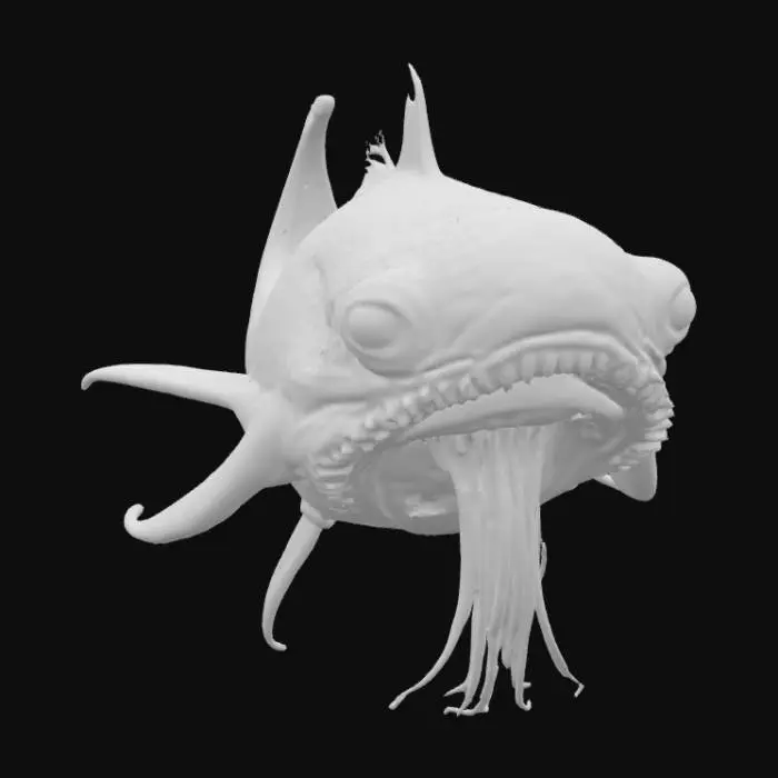 3D model for [Bermuda triangle] a huge sea creature #AroundTheWorld#