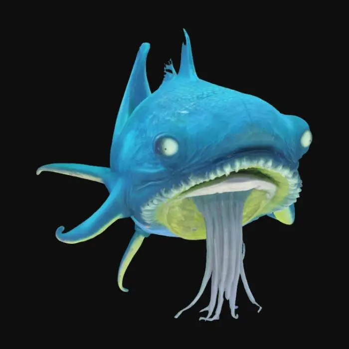 3D model for [Bermuda triangle] a huge sea creature #AroundTheWorld#