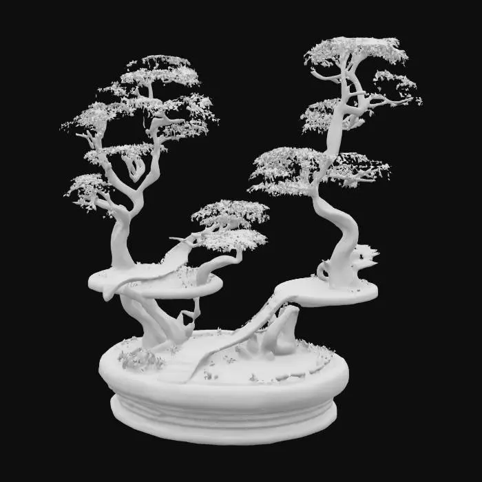 3D model for Whimsical Tree Pathway