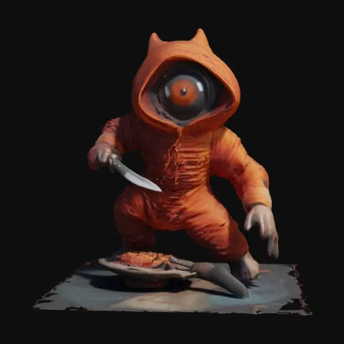 3D model for Watchful Yarn Guardian