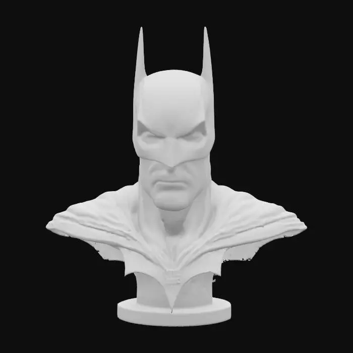 3D model for batman  bust highly detailed, 4k, 8k print ready 