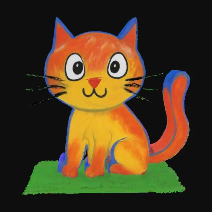 3D model for Whiskers aplenty, #SketchTo3D#