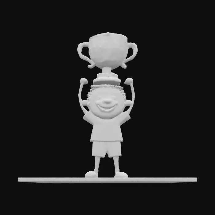 3D model for Champion Celebration, #SketchTo3D#