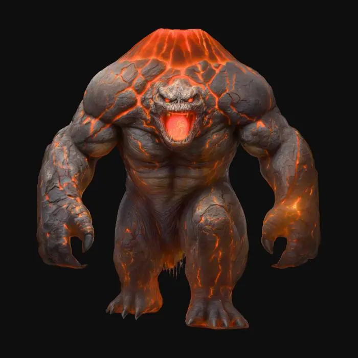 3D model for Molten Colossus